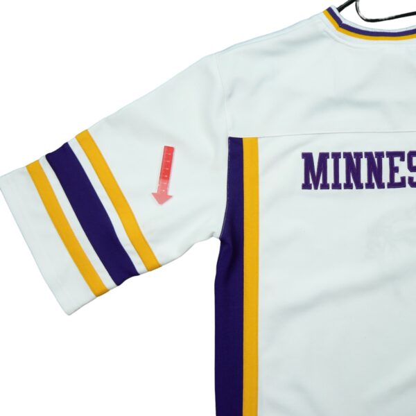 Maillot manches courtes enfant blanc NFL Team Apparel Equipe Minnesota Vikings QWE1632