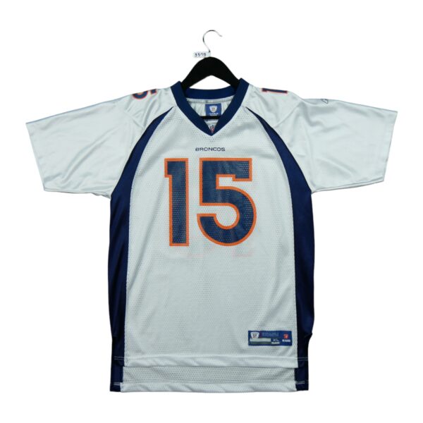 Maillot manches courtes enfant blanc Reebok Equipe Denver Broncos QWE3319