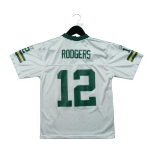 Maillot manches courtes enfant blanc Reebok Equipe Green Bay Packers QWE3399