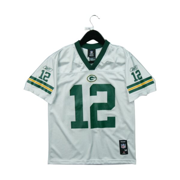 Maillot manches courtes enfant blanc Reebok Equipe Green Bay Packers QWE3399