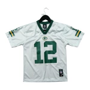 Maillot manches courtes enfant blanc Reebok Equipe Green Bay Packers QWE3399