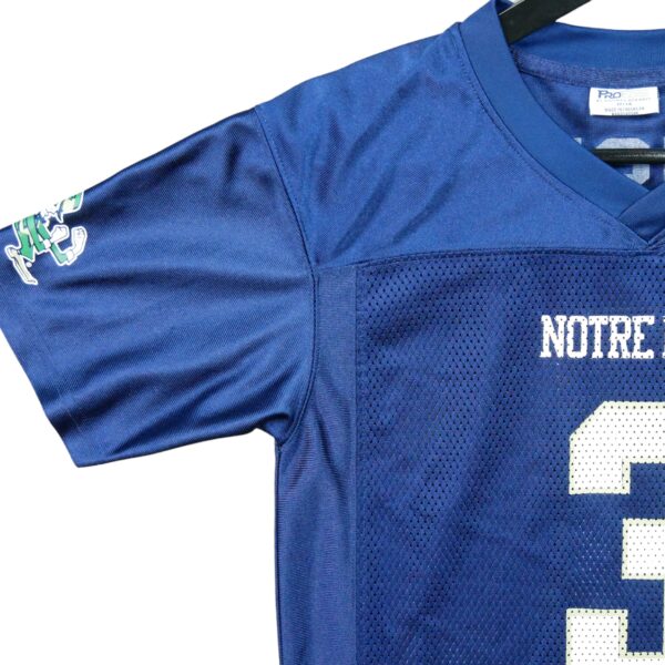 Maillot manches courtes enfant marine NFL Team Apparel Equipe Notre Dame QWE3692