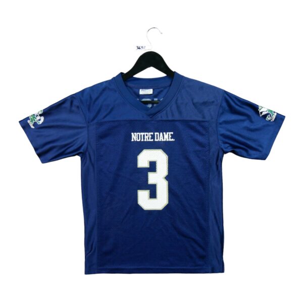 Maillot manches courtes enfant marine NFL Team Apparel Equipe Notre Dame QWE3692