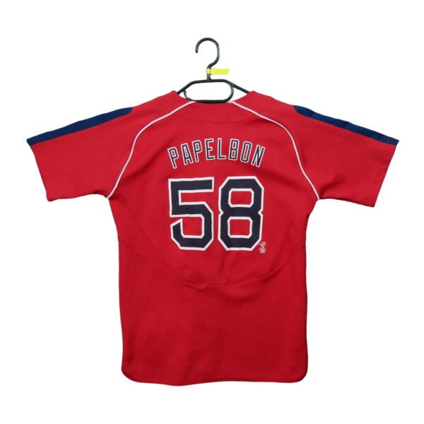 Maillot manches courtes enfant rouge Nike Equipe Red Sox de Boston QWE1576