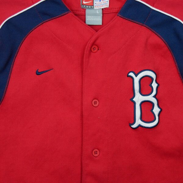 Maillot manches courtes enfant rouge Nike Equipe Red Sox de Boston QWE1576