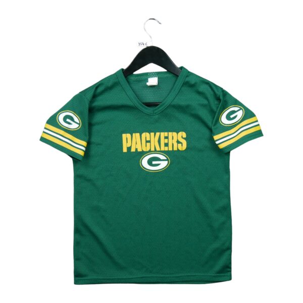 Maillot manches courtes enfant vert NFL Team Apparel Equipe Green Bay Packers QWE3546