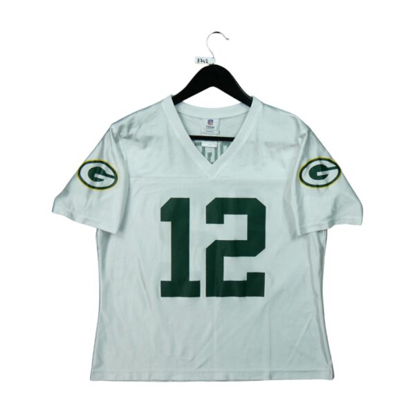 Maillot manches courtes femme blanc NFL Team Apparel Equipe Green Bay Packers QWE3742