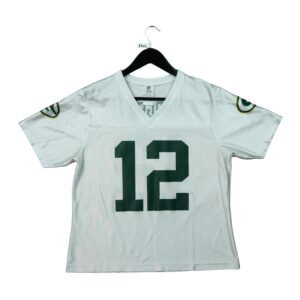 Maillot manches courtes femme blanc NFL Team Apparel Equipe Green Bay Packers QWE3742