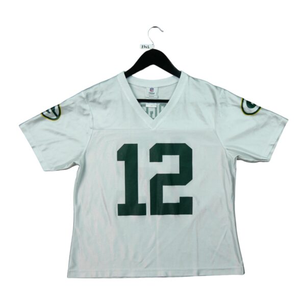 Maillot manches courtes femme blanc NFL Team Apparel Equipe Green Bay Packers QWE3742