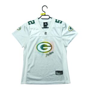 Maillot manches courtes femme blanc Reebok Equipe Green Bay Packers QWE1583