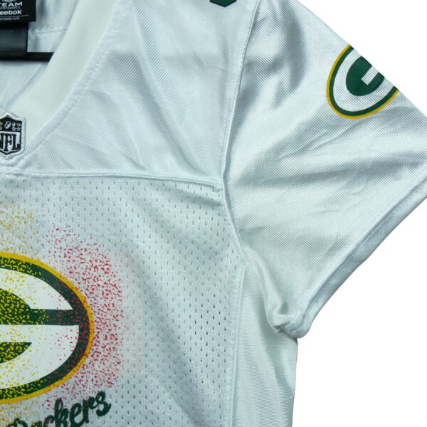 Maillot manches courtes femme blanc Reebok Equipe Green Bay Packers QWE1583