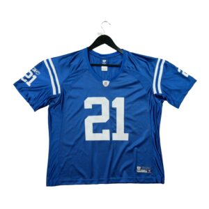 Maillot manches courtes femme bleu Reebok Equipe Indianapolis Colts QWE3554