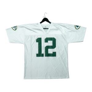Maillot manches courtes homme blanc NFL Team Apparel Equipe Green Bay Packers QWE3085