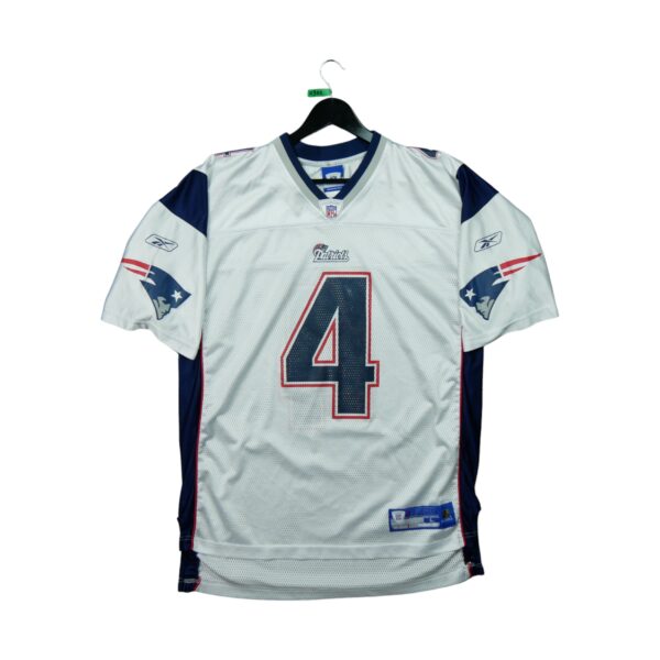 Maillot manches courtes homme blanc Reebok Equipe New England Patriots QWE0308