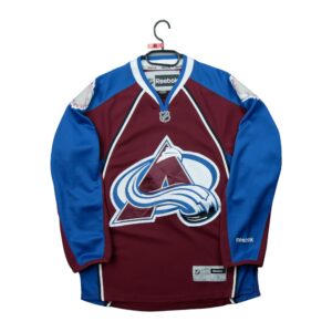 Maillot manches courtes homme bordeaux Reebok Equipe Avalanche du Colorado QWE2238