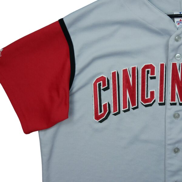 Maillot manches courtes homme gris Majestic Equipe Reds de Cincinnati QWE0290