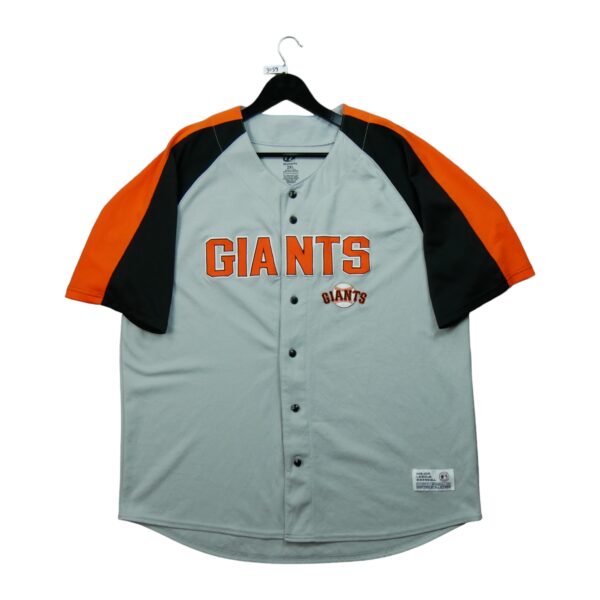 Maillot manches courtes homme gris MLB Equipe Giants de San Francisco QWE3059