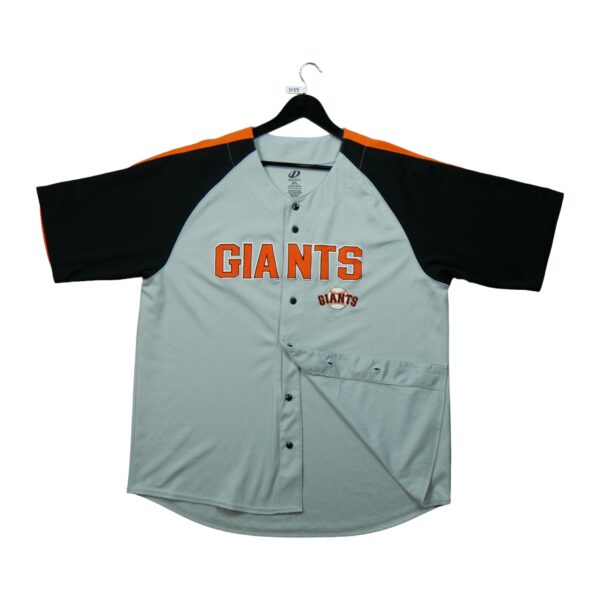 Maillot manches courtes homme gris MLB Equipe Giants de San Francisco QWE3059