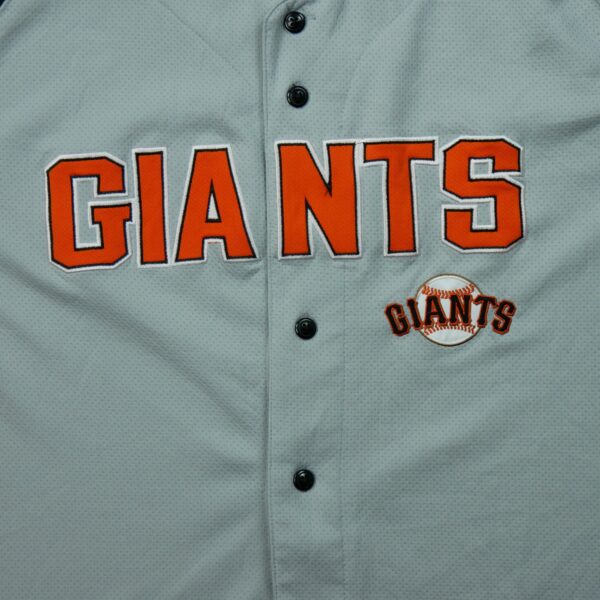 Maillot manches courtes homme gris MLB Equipe Giants de San Francisco QWE3059