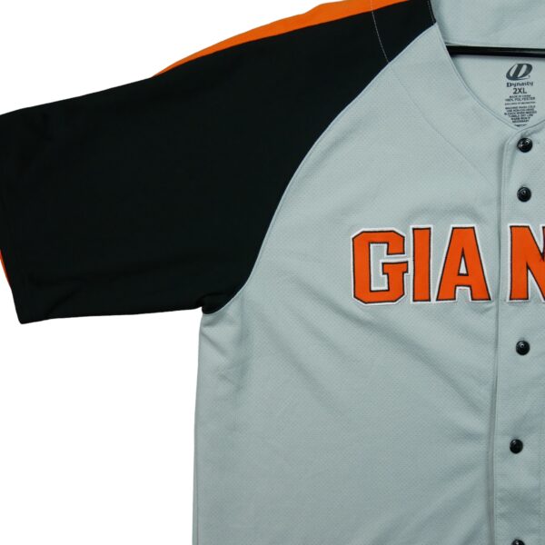 Maillot manches courtes homme gris MLB Equipe Giants de San Francisco QWE3059