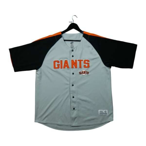 Maillot manches courtes homme gris MLB Equipe Giants de San Francisco QWE3059