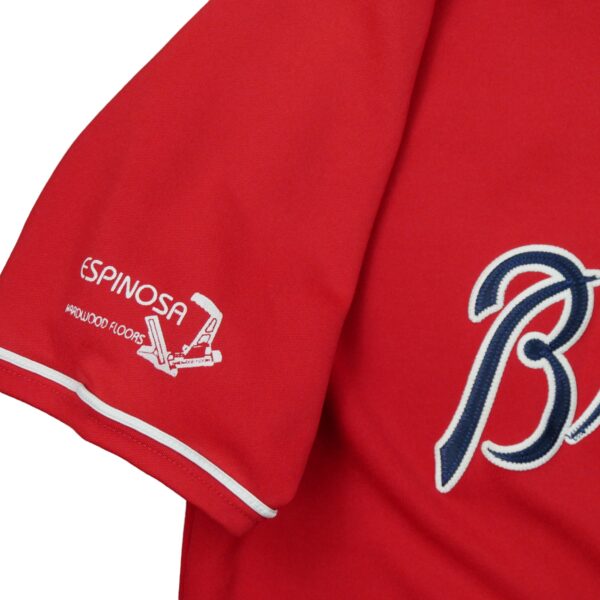 Maillot manches courtes homme rouge MLB Equipe Braves dAtlanta QWE3850