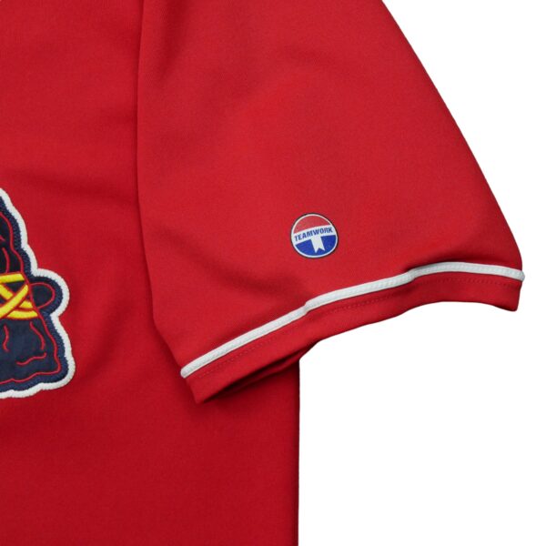 Maillot manches courtes homme rouge MLB Equipe Braves dAtlanta QWE3850