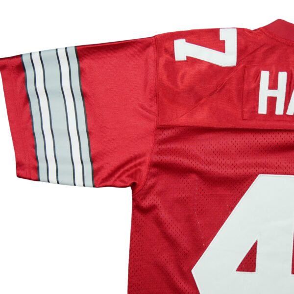 Maillot manches courtes homme rouge NFL Team Apparel Equipe Ohio State QWE0523