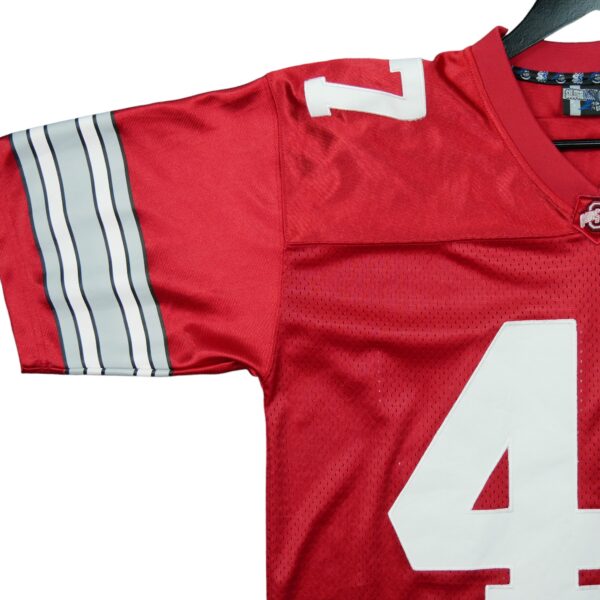 Maillot manches courtes homme rouge NFL Team Apparel Equipe Ohio State QWE0523