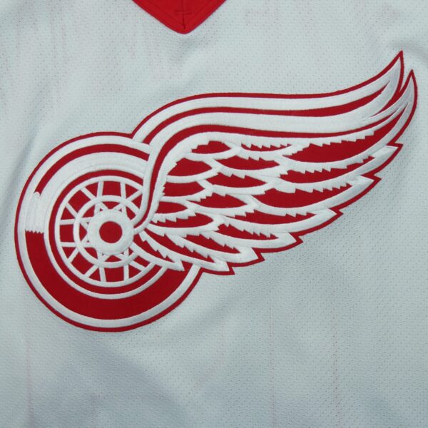 Maillot manches longues homme blanc NHL Equipe Red Wings de Detroit QWE1094