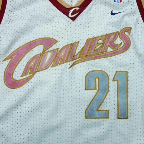 Maillot sans manches homme blanc Nike Equipe Cavaliers de Cleveland QWE0164