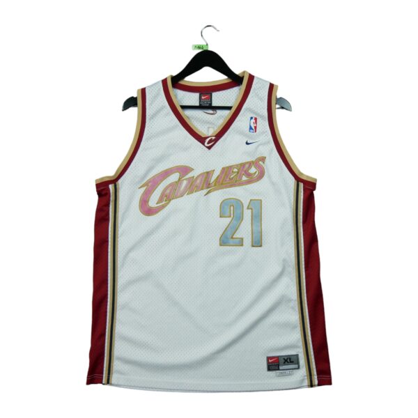 Maillot sans manches homme blanc Nike Equipe Cavaliers de Cleveland QWE0164