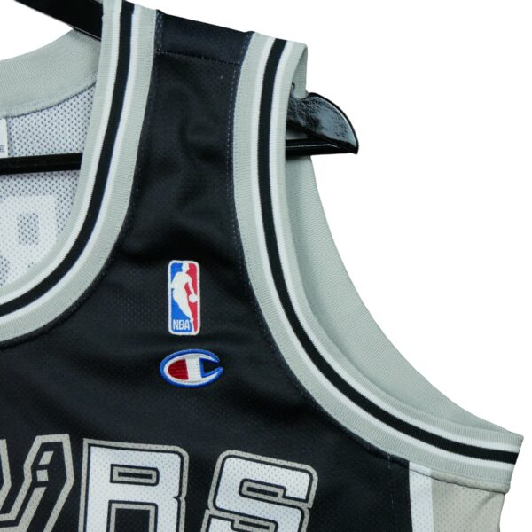 Maillot sans manches homme noir Champion Equipe Spurs de San Antonio QWE3840