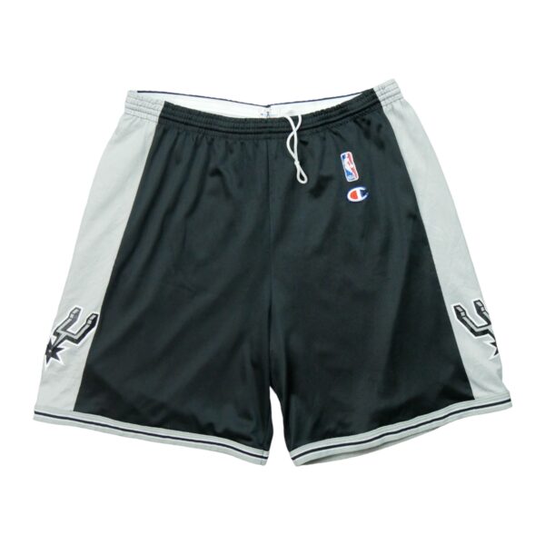 Short de Sport homme noir Champion Equipe Spurs de San Antonio QWE2257