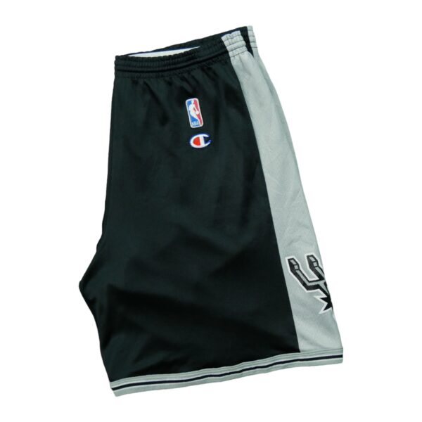 Short de Sport homme noir Champion Equipe Spurs de San Antonio QWE2257