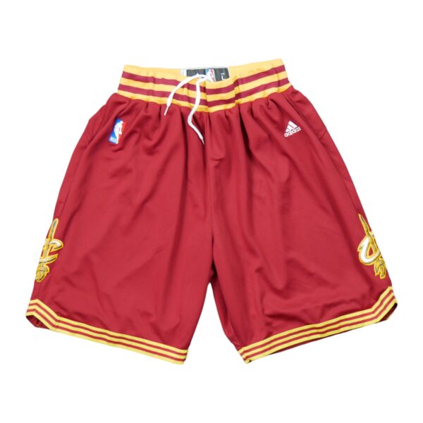 Short de Sport homme rouge Adidas Equipe Cavaliers de Cleveland QWE0180