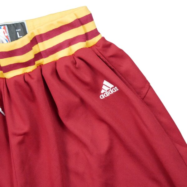 Short de Sport homme rouge Adidas Equipe Cavaliers de Cleveland QWE0180