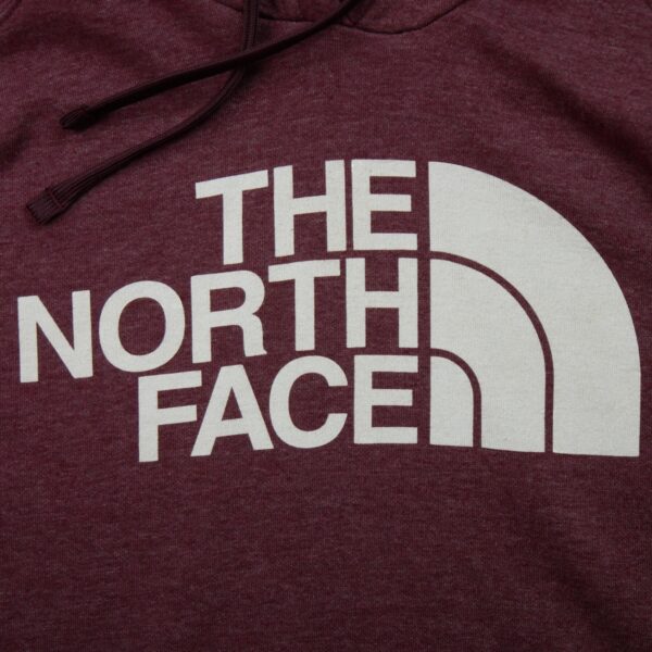 Sweat a capuche femme manches longues bordeaux The North Face Motif imprime Col Rond QWE3610