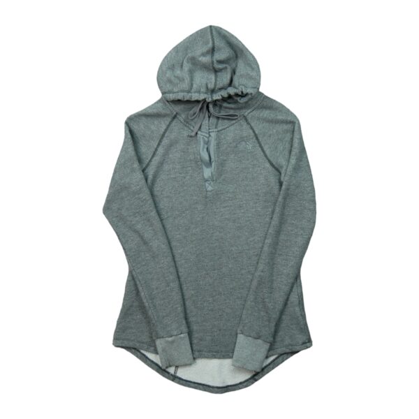 Sweat a capuche femme manches longues gris The North Face Col Rond QWE1503