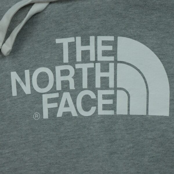 Sweat a capuche femme manches longues gris The North Face Motif imprime Col Rond QWE0273