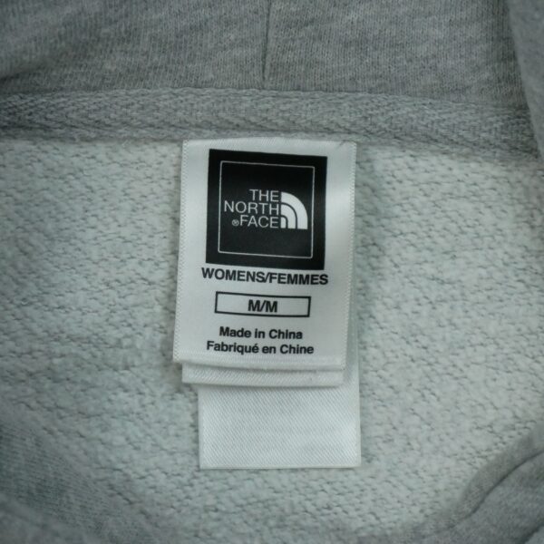 Sweat a capuche femme manches longues gris The North Face Motif imprime Col Rond QWE0273