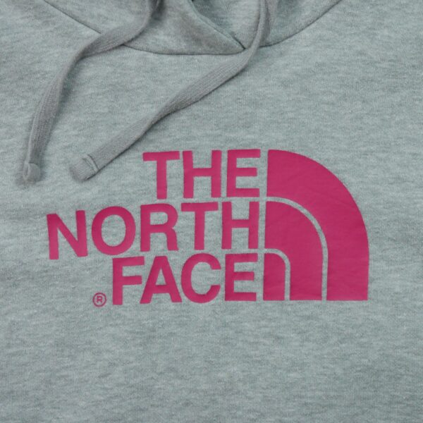 Sweat a capuche femme manches longues gris The North Face Motif imprime Col Rond QWE1600