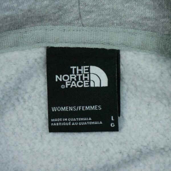 Sweat a capuche femme manches longues gris The North Face Motif imprime Col Rond QWE3842