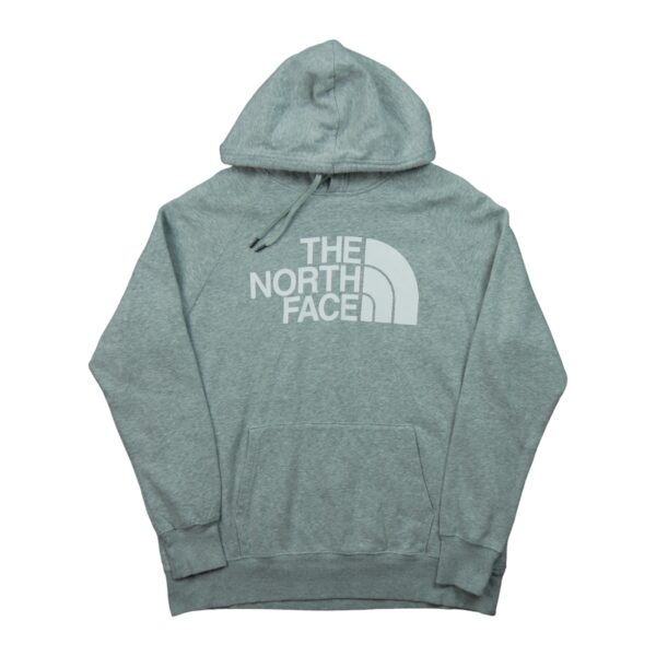 Sweat a capuche femme manches longues gris The North Face Motif imprime Col Rond QWE3842