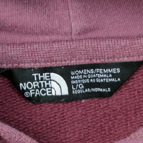 Sweat a capuche femme manches longues rose The North Face Col Rond QWE1650