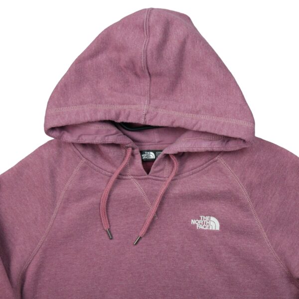 Sweat a capuche femme manches longues rose The North Face Col Rond QWE1650