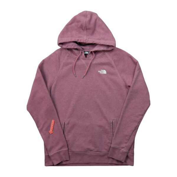 Sweat a capuche femme manches longues rose The North Face Col Rond QWE1650