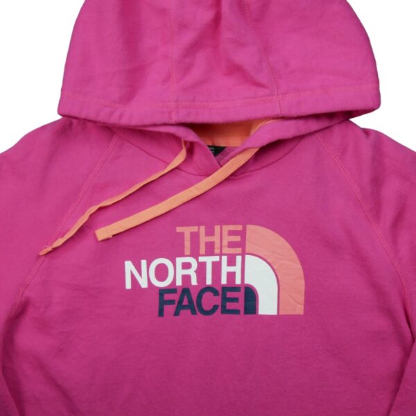 Sweat a capuche femme manches longues rose The North Face Motif imprime Col Rond QWE1562