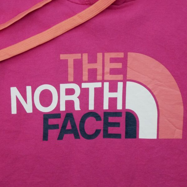 Sweat a capuche femme manches longues rose The North Face Motif imprime Col Rond QWE1562