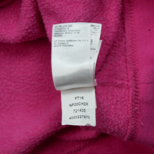 Sweat a capuche femme manches longues rose The North Face Motif imprime Col Rond QWE3208